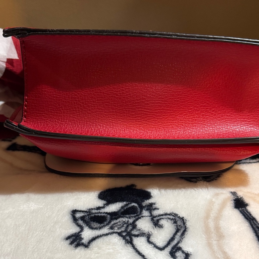 NWT Karl Lagerfeld Bold Simone Crimson Crossbody Bag - Picture 4 of 13